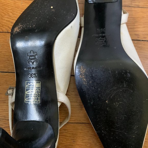 Alain Tondowski Silk & Rhinestone Shoes - Picture 4 of 6